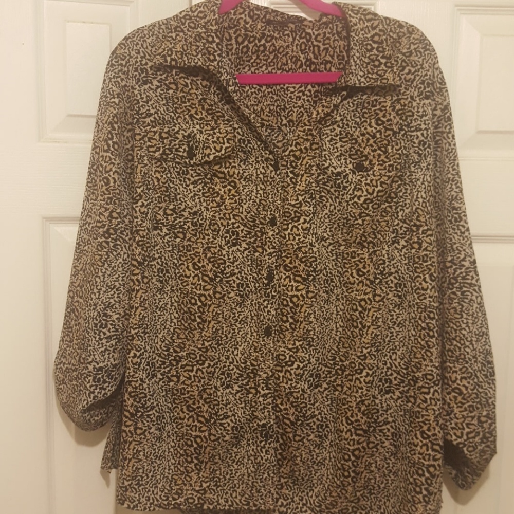 Cheetah print shirt